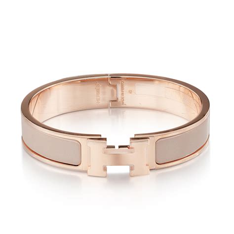 hermes clic anneau bracelet|HERMES Enamel Clic Anneau Bracelet PM Marron Glace.